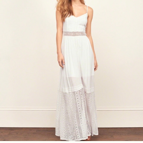 white maxi summer dress